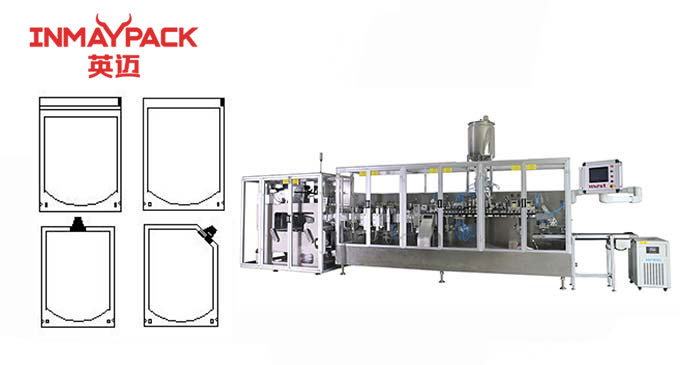 Máquina de envasado de bolsas standup doy pack con cremallera