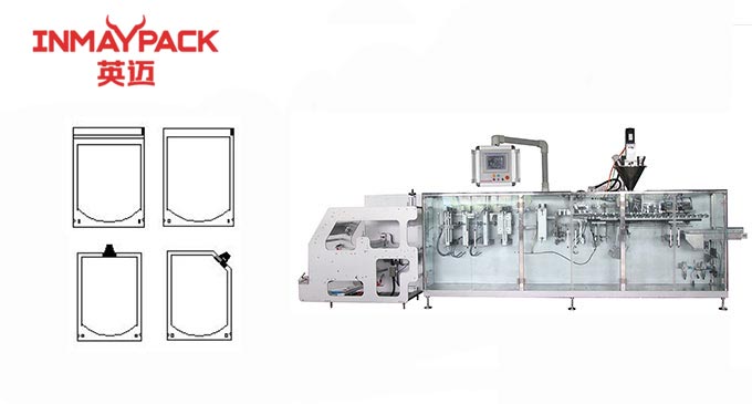 Máquina de envasado horizontal de bolsas verticales normales doy pack